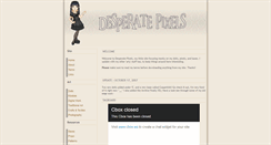 Desktop Screenshot of desperate.eclectic-blue.com
